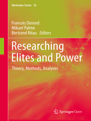 cover image of Researching Elites and Power